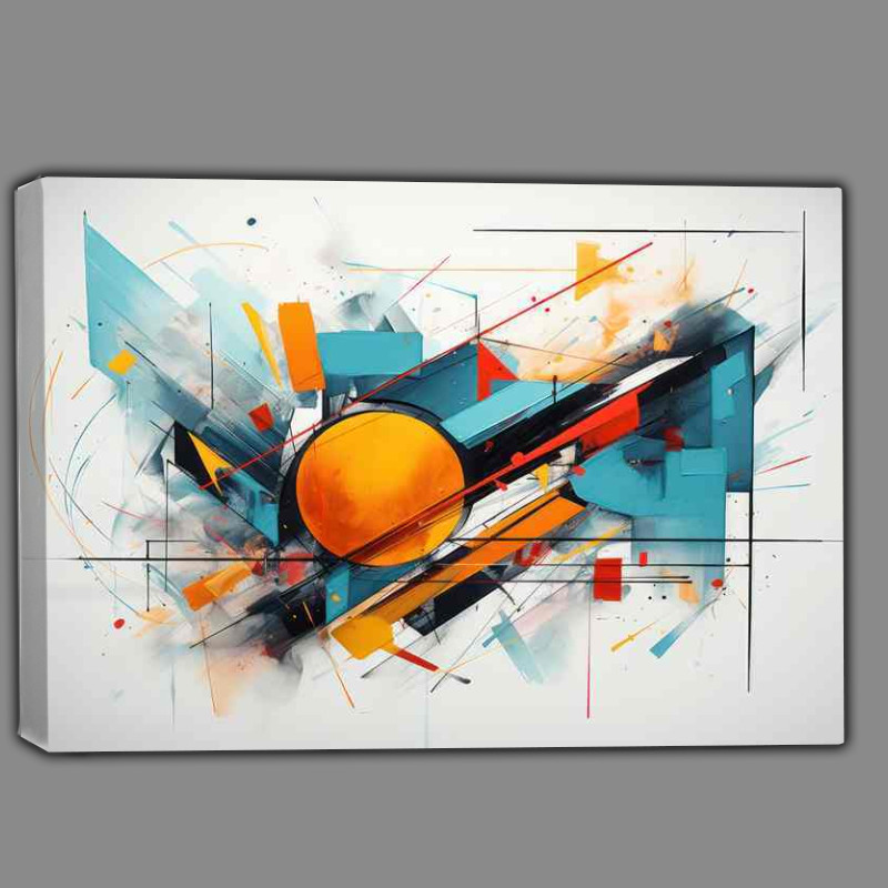 Buy Canvas : (Abstract Color Mysteries Imaginative Shapes)
