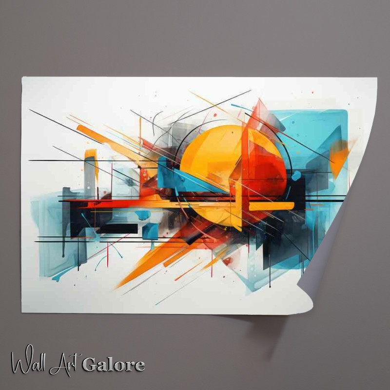 Buy Unframed Poster : (Abstract Color Mysteries Lightning Speed)