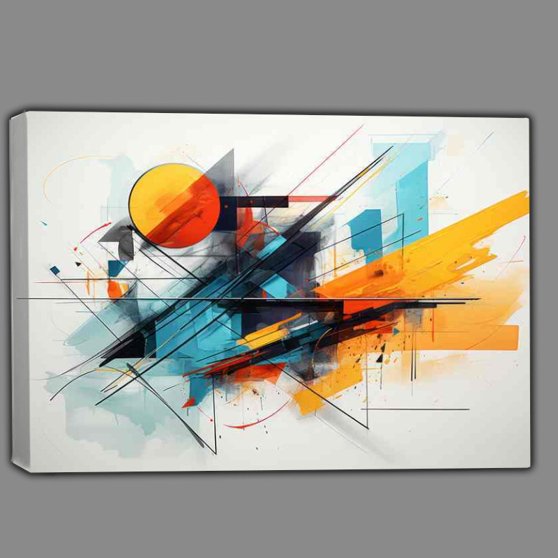 Buy Canvas : (Abstract Color Realities Shapes that Reshape Perception)