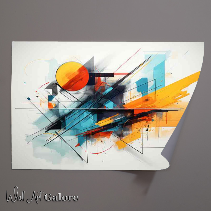 Buy Unframed Poster : (Abstract Color Realities Shapes that Reshape Perception)