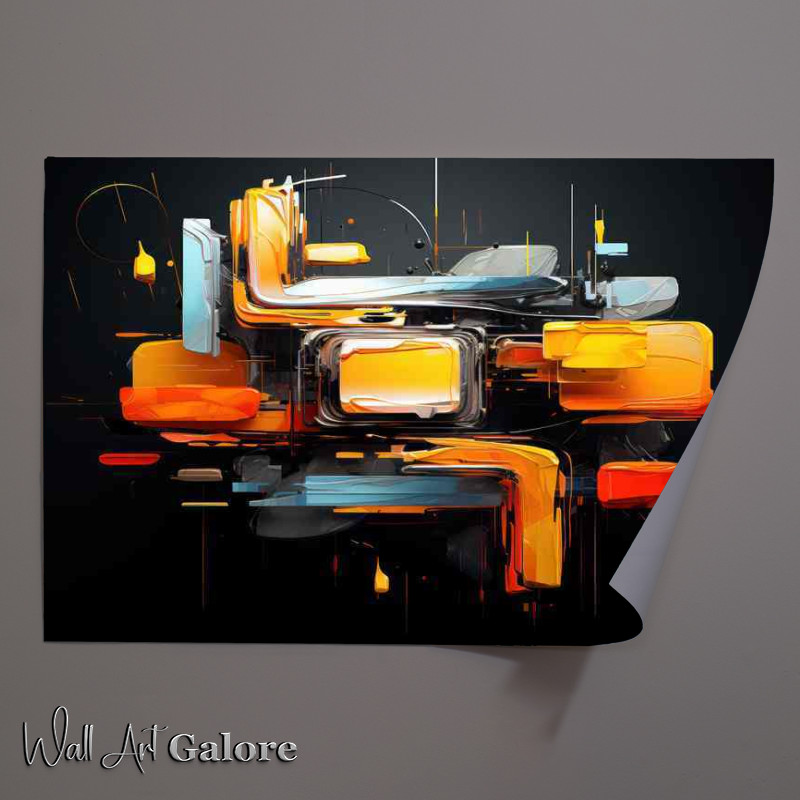 Buy Unframed Poster : (Abstract Color Wonders Just The Right Colours)