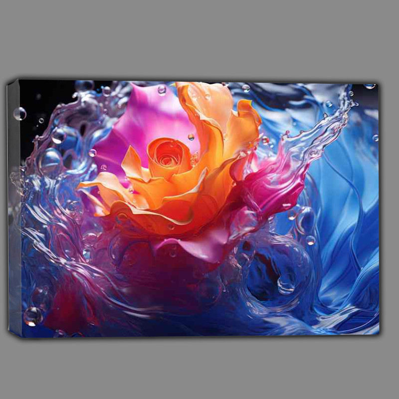 Buy Canvas : (Colorful Abstract Discoveries Shapes that Open New Worlds)