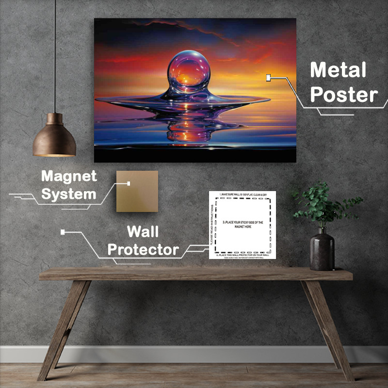Buy Metal Poster : (Colorful Abstract Universe Discover the Power of Shapes)