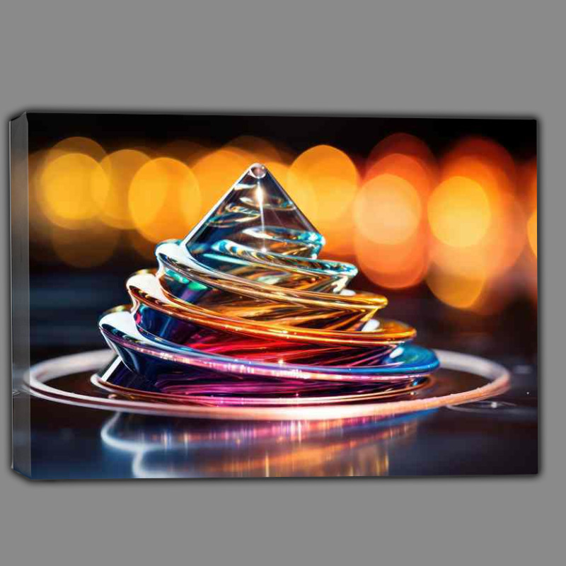 Buy Canvas : (Colorful Abstract Universe The Mountain Droplet)