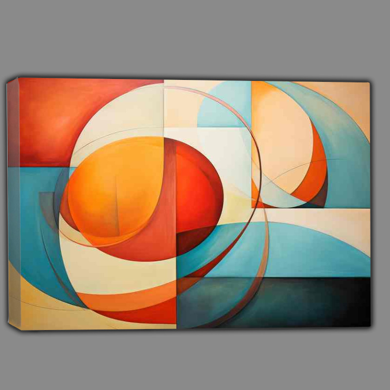 Buy Canvas : (Colorful Abstract Wonders A Symphony of Shapes and Hues)