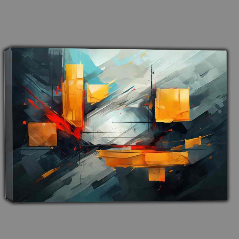 Buy Canvas : (Radiant Abstract Dazzling style Boxes And Rectangels)