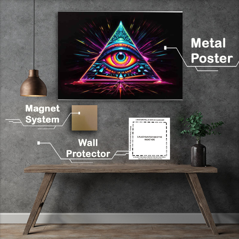 Buy Metal Poster : (The Abstract Art of Shape Shifting)