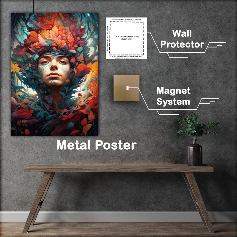 Buy Metal Poster : (Interconnected World of Surrealism and Philosophy)