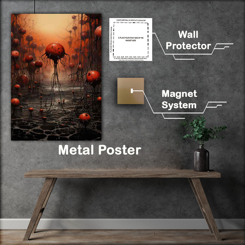 Buy Metal Poster : (Surrealism and Science The Quest for the Unknown)