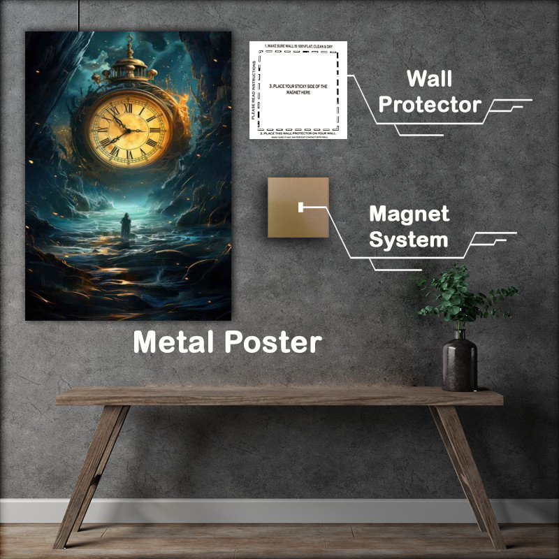 Buy Metal Poster : (Surrealism and Social Commentary)