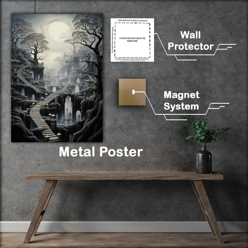 Buy Metal Poster : (The Aesthetics of Surreal Art)