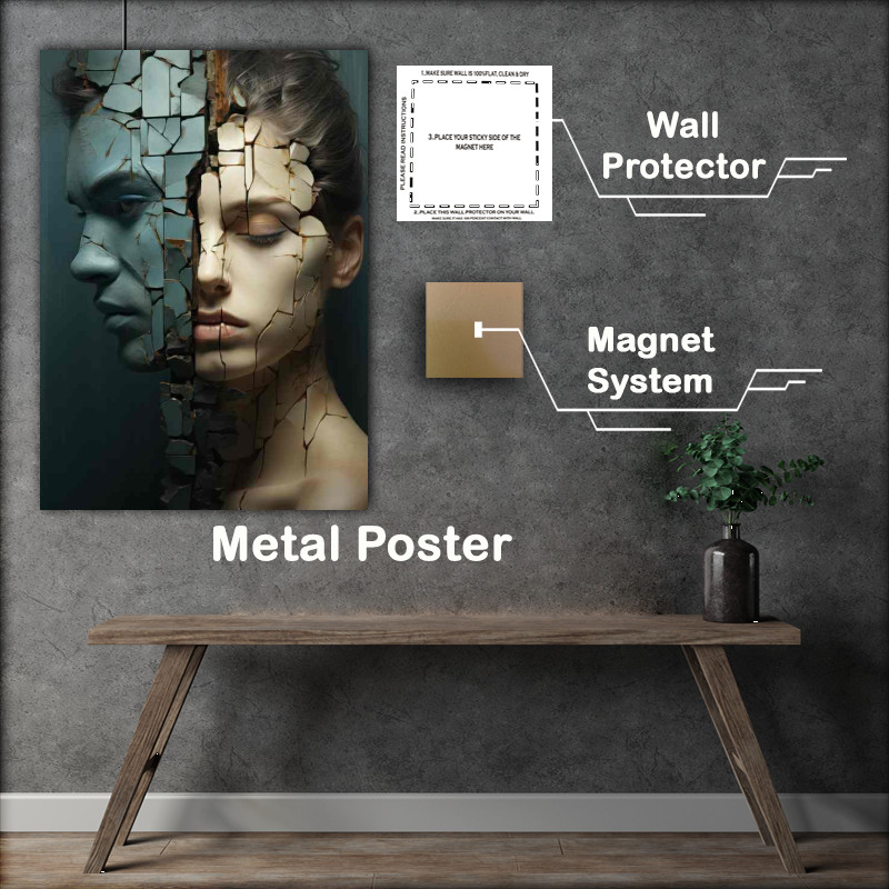 Buy Metal Poster : (The Architectural Wonders of Surrealist)