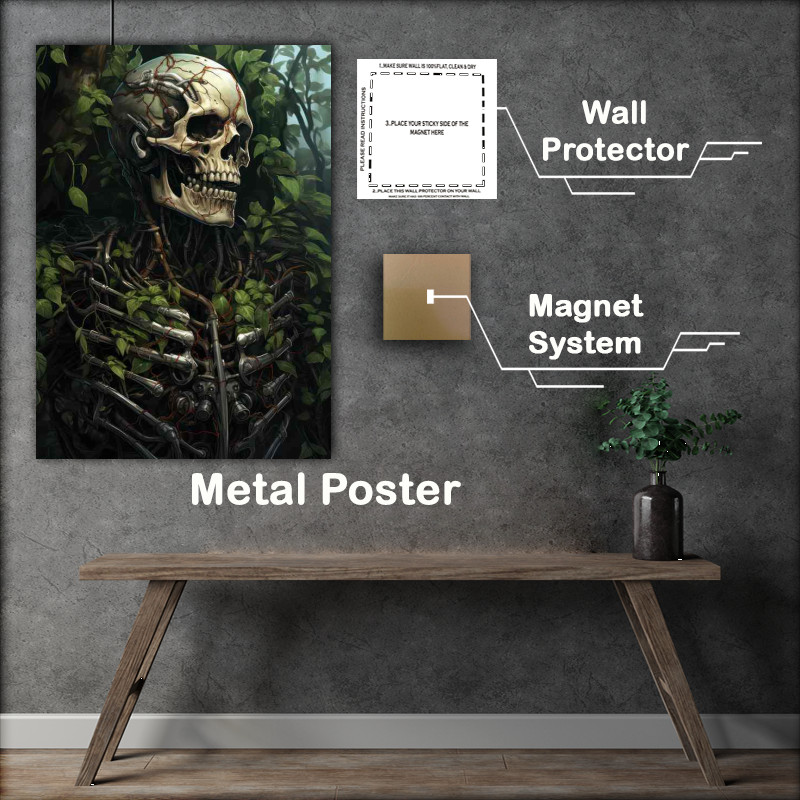 Buy Metal Poster : (The Silent Watchers Skull Symbolism in Cultures)