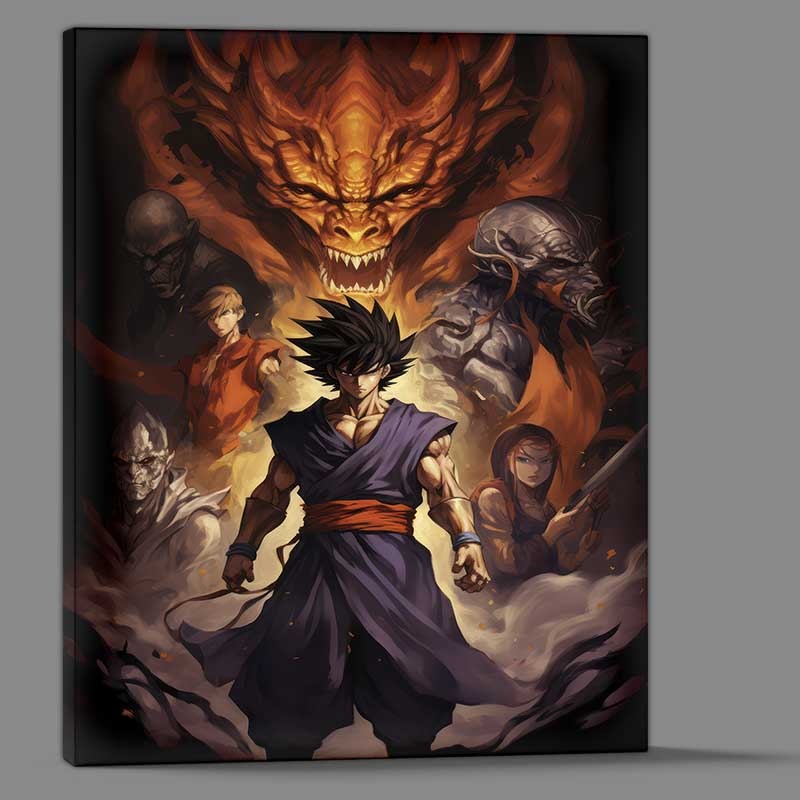 Buy Canvas : (Goku with demonds)