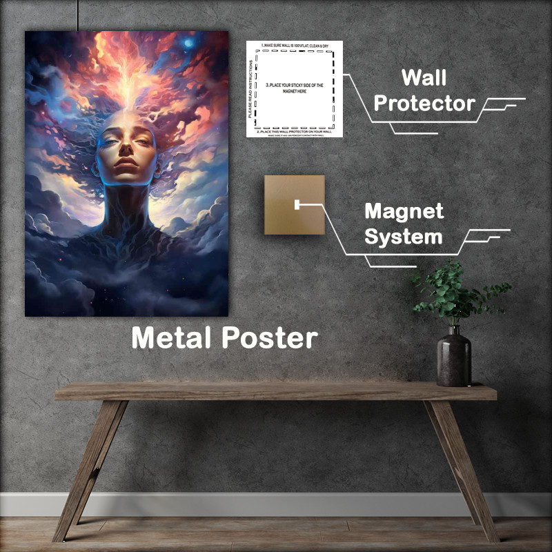 Buy : (Timeless Dreams Surrealist Metal Poster)