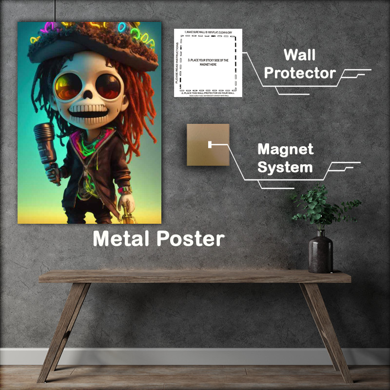 Buy Metal Poster : (The Skeletal Spectacle)