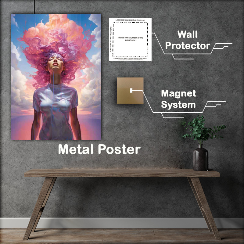 Buy Metal Poster : (Visual Poetry The Unseen Beauty of Surrealist)