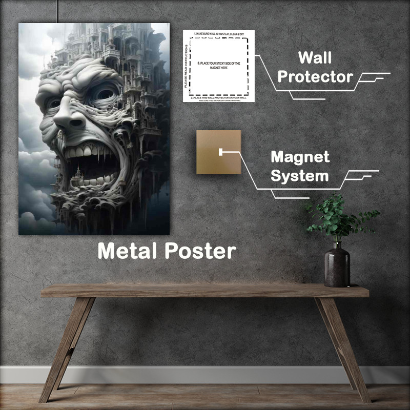 Buy Metal Poster : (Warping Reality The Transformative Power of Surrealist)