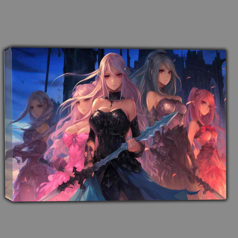 Buy Canvas : (The Emotional Journey Anime Girls With Swords)