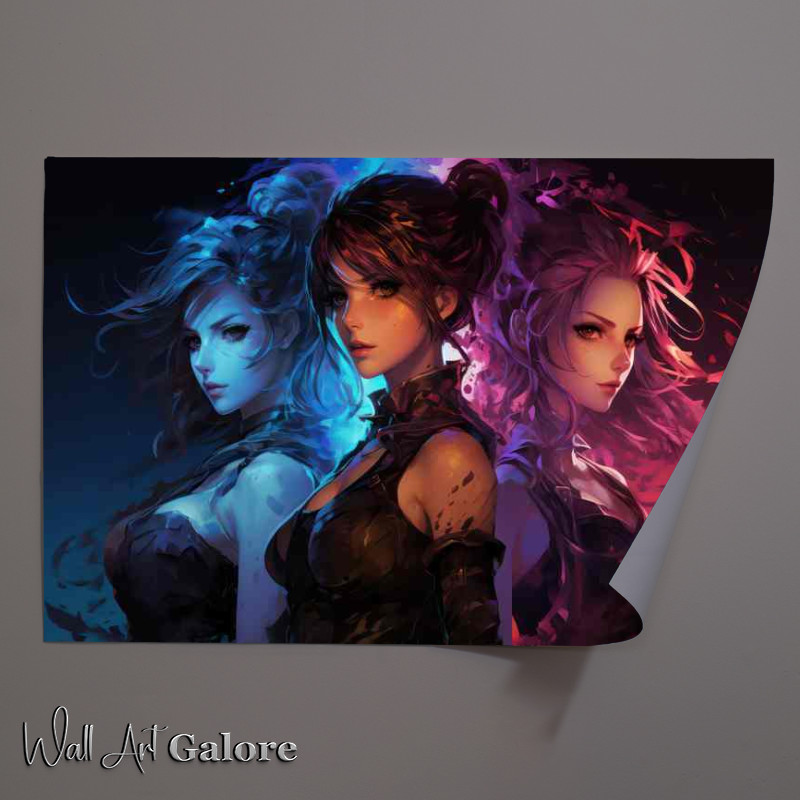 Buy Unframed Poster : (The Intense Battles and Friendships Anime)