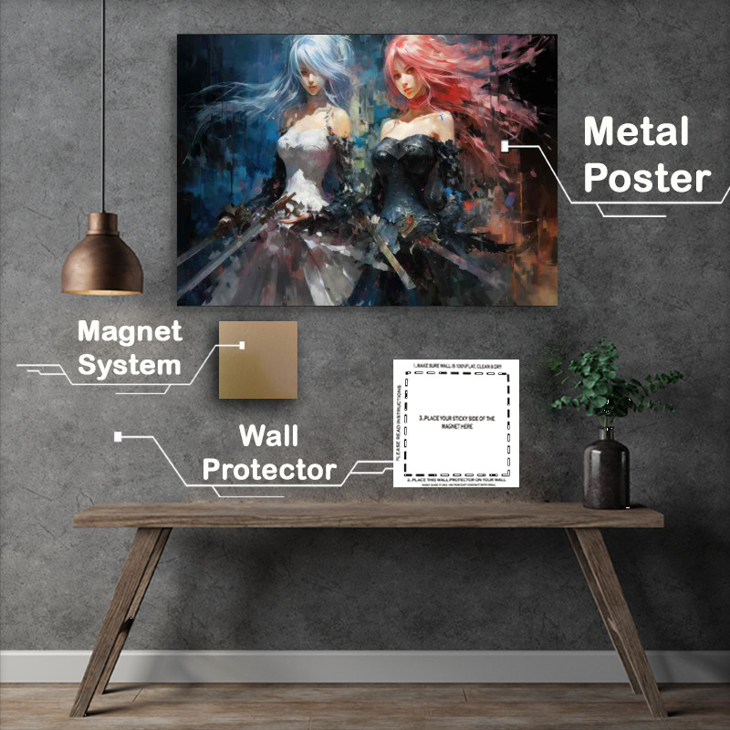 Buy Metal Poster : (The Journey of Emotions Anime Girls)