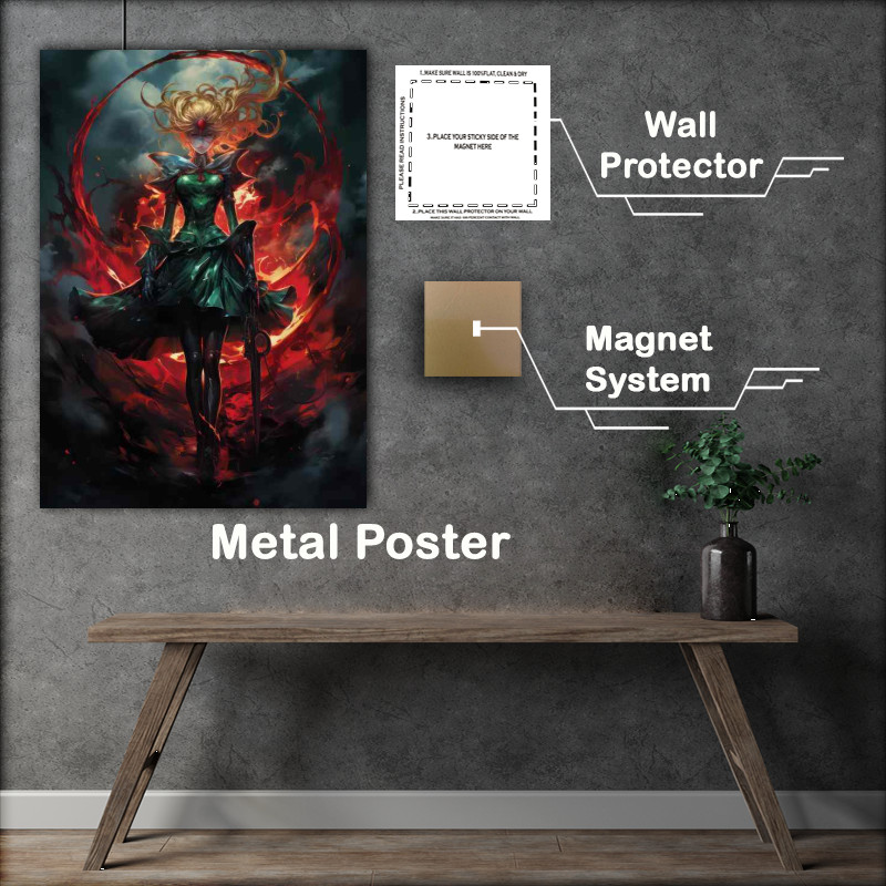 Buy Metal Poster : (The Feminine Power and Beauty of Sailor Moon)