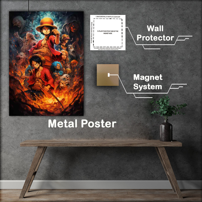 Buy Metal Poster : (The Unique World Building of One Piece)