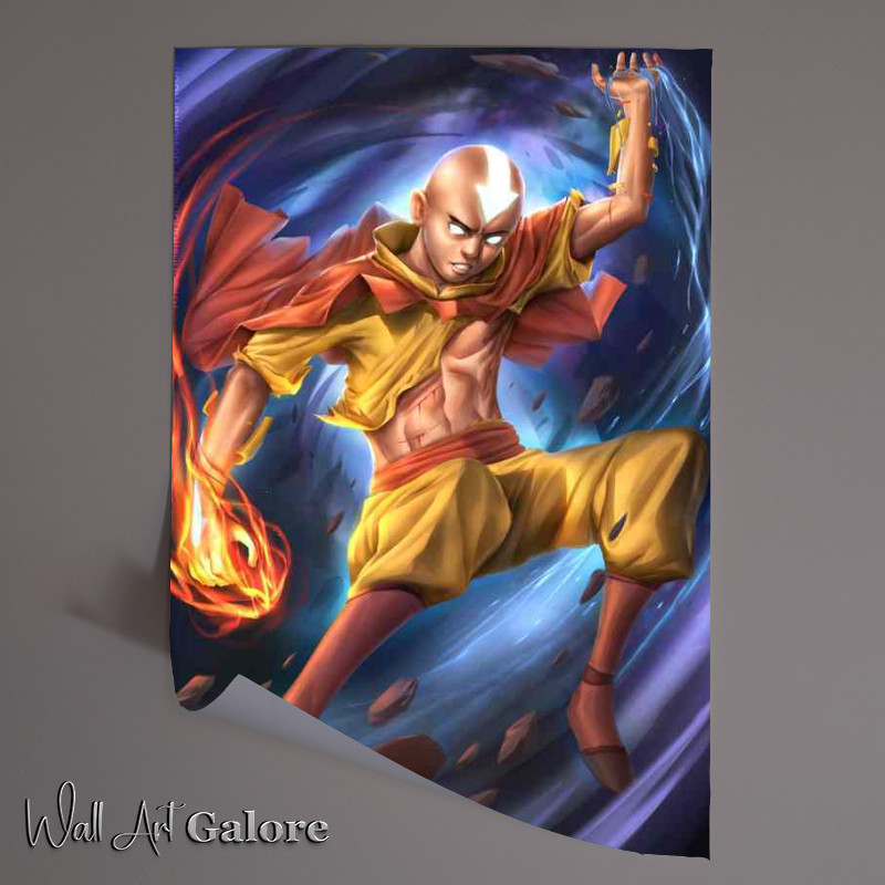 Buy : (Aang Manga Fanart Poster)