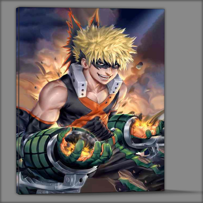 Buy Canvas : (Bakugous Fiery Imagination A Fanart Journey)