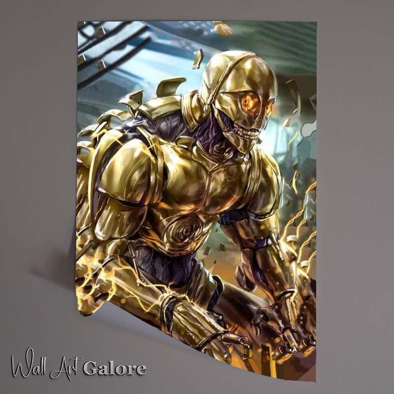 Buy Unframed Poster : (Galactic Explorer Discover Cpthreeo in Stunning Manga Style)