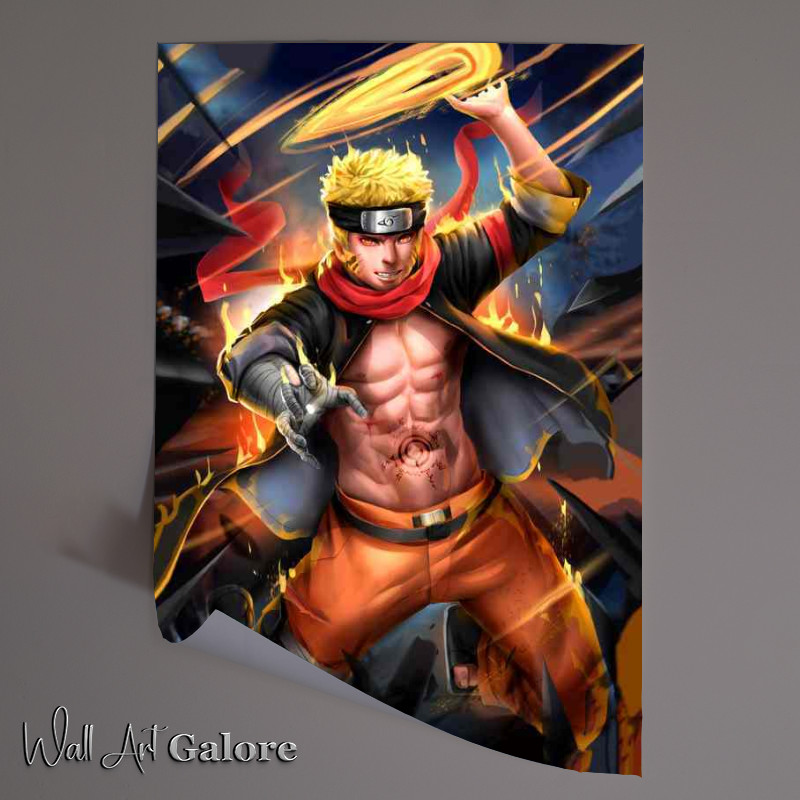 Buy Unframed Poster : (Hokages Evolution Adult Narutos Manga Mastery Unveiled)
