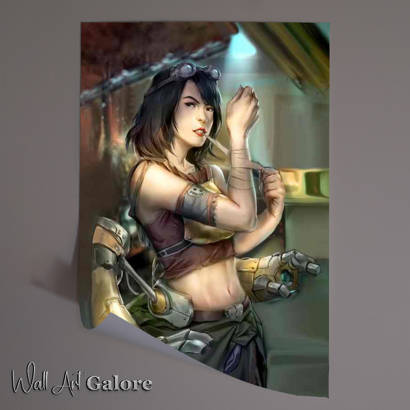 Buy Unframed Poster : (Mechanical Marvel Joyce Mechs Manga Artistry Revealed)
