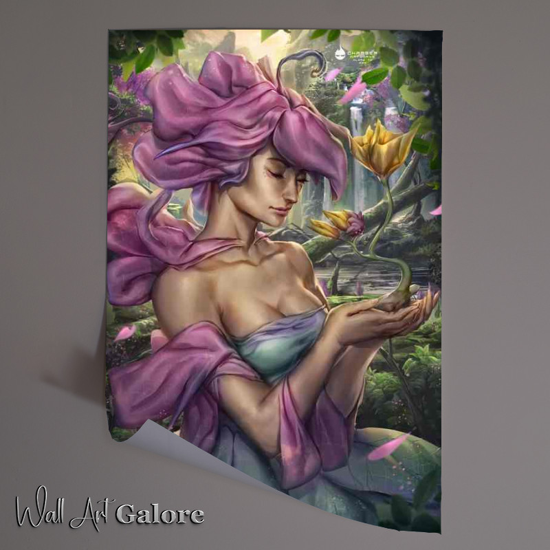 Buy Unframed Poster : (Whispers of Petals Explore the Manga Elegance of Spring Fairy)