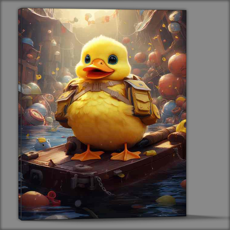 Buy Canvas : (Baby Duck the exploror on a adventure)