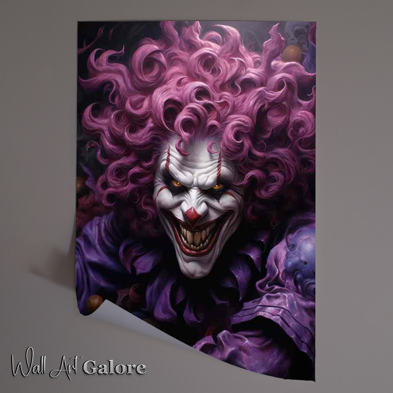 Buy Unframed Poster : (Clown Nightmares Unmasking the Horror Beneath)