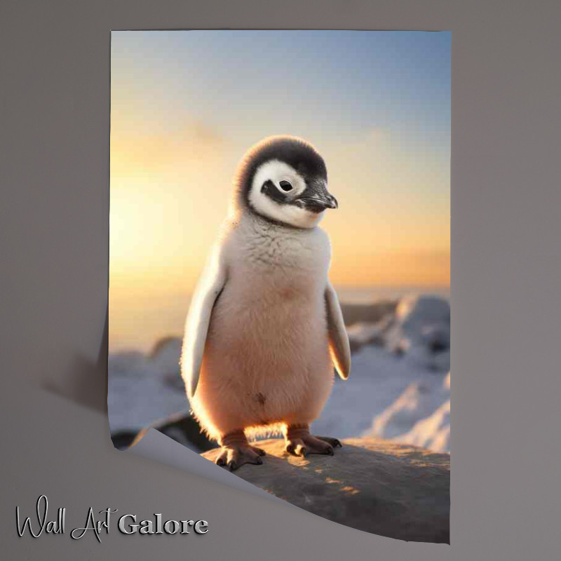 Buy Unframed Poster : (Baby Penguin finding his family)