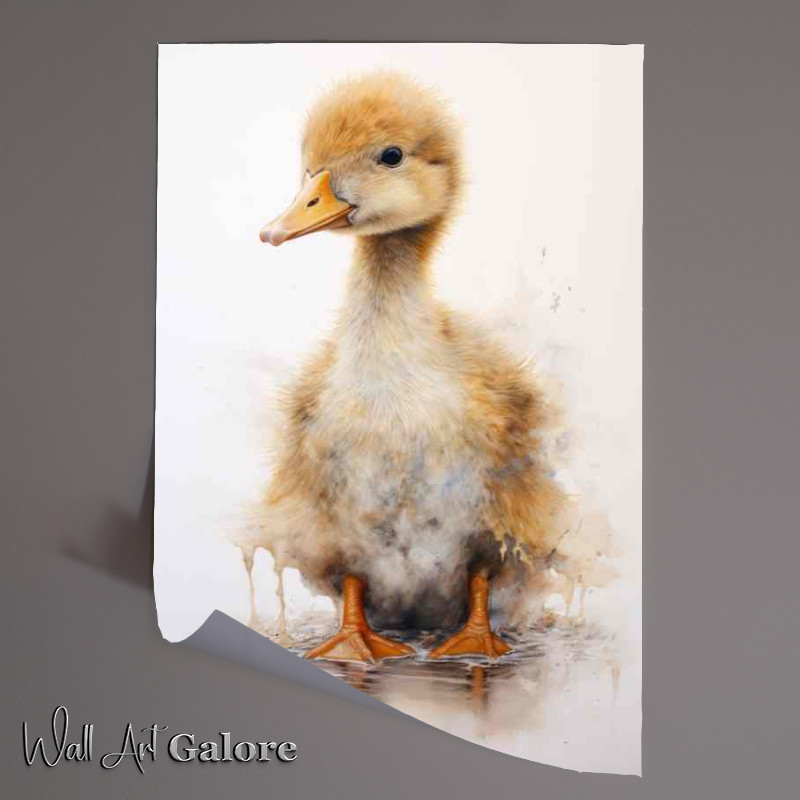 Buy Unframed Poster : (Cute Ducks The Quirky Charm of Water loving Birds)