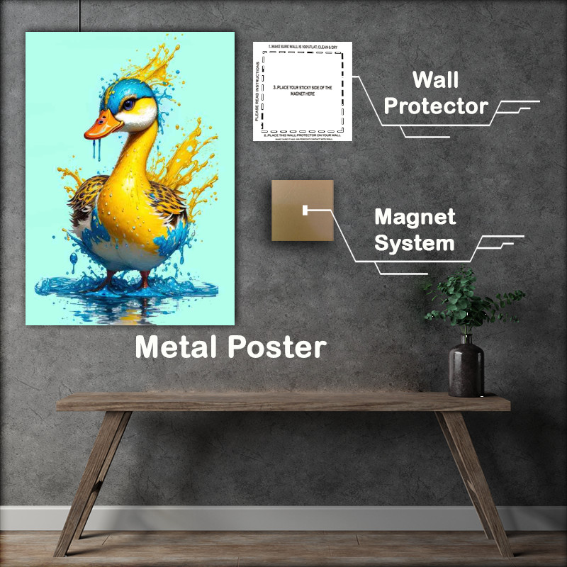 Buy Metal Poster : (Dazzling Duckling)