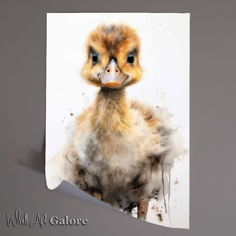 Buy Unframed Poster : (Ducklings in Action A Peek into the Lives of Playful Ducks)