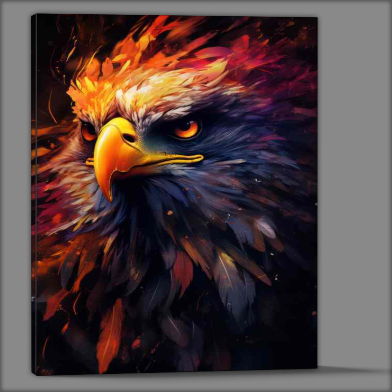 Buy Canvas : (Eagle Encounters Witnessing Natures Predators)