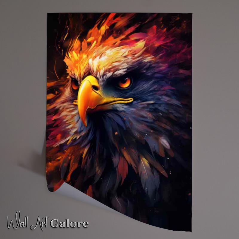 Buy Unframed Poster : (Eagle Encounters Witnessing Natures Predators)