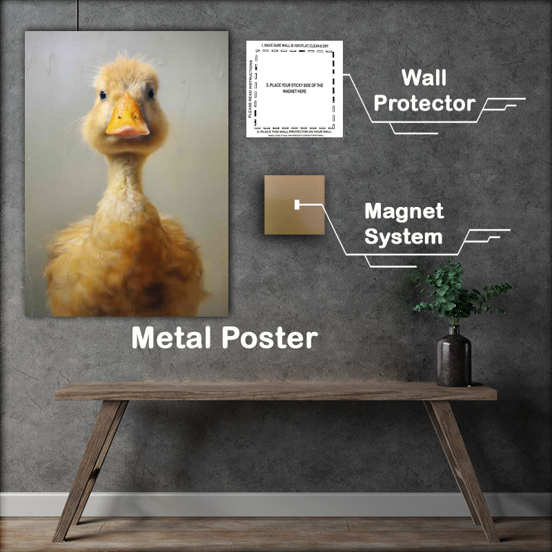Buy Metal Poster : (Exploring the World of Cute Ducks)