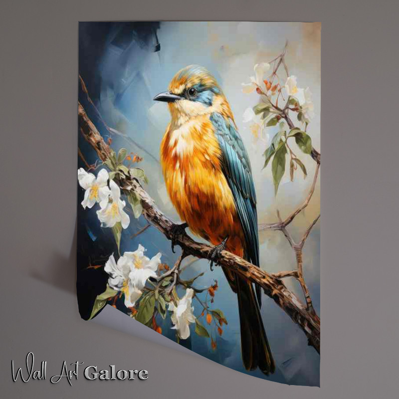 Buy Unframed Poster : (Feathers and Canvas Exploring Bird Artistry)