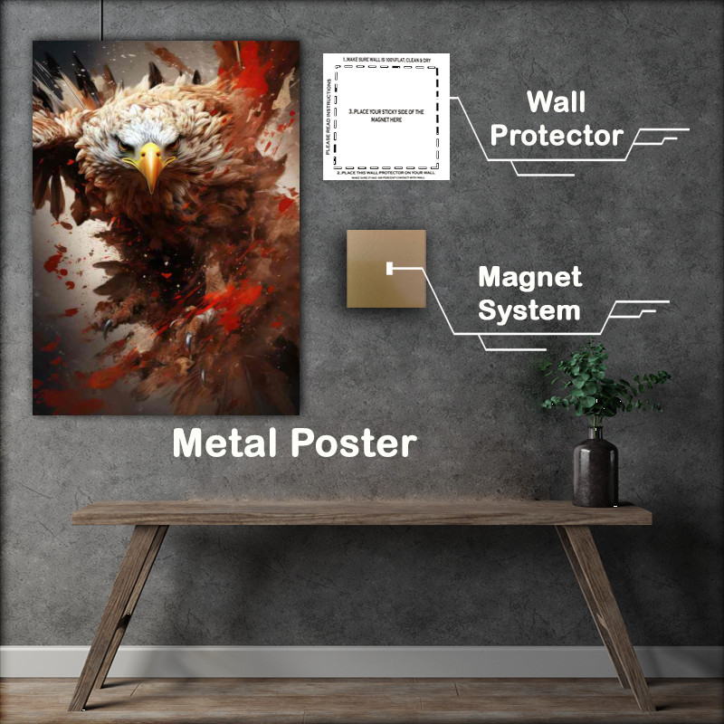 Buy Metal Poster : (Hawk Species Diversity From Red-Tails to Ferruginous)
