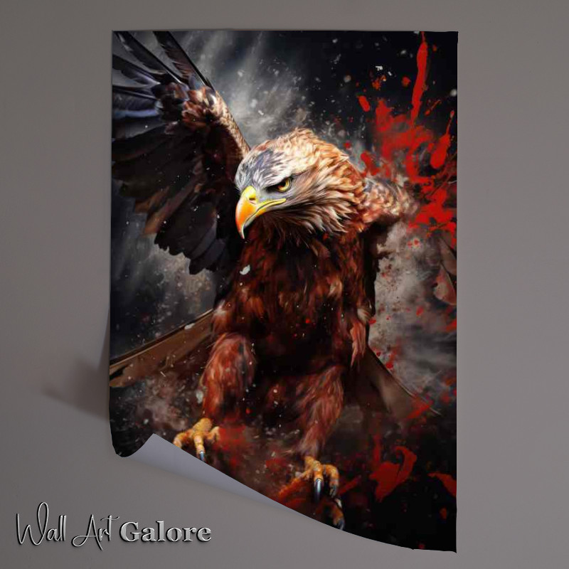 Buy Unframed Poster : (Majestic Hawks Masters of the Skies)