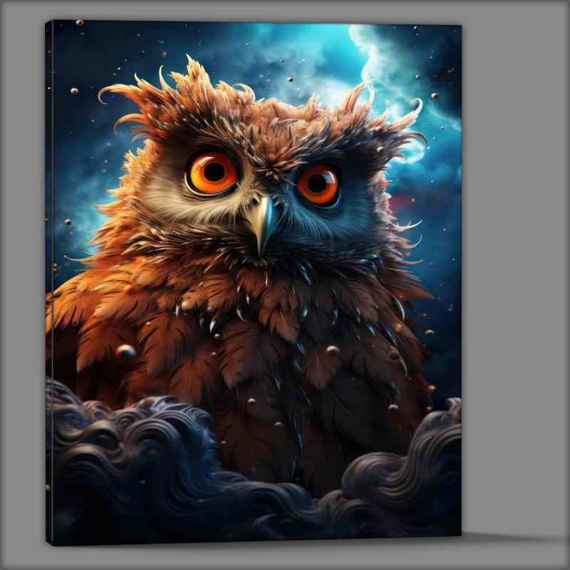Buy Canvas : (Owl in the night sky)