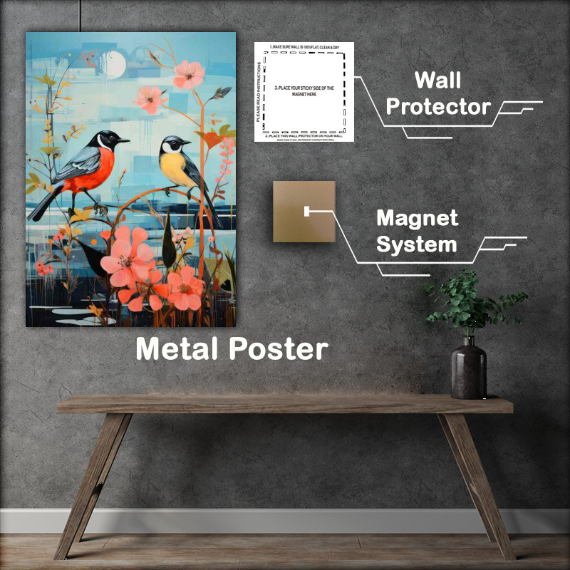 Buy Metal Poster : (The Beauty of Bird Art)