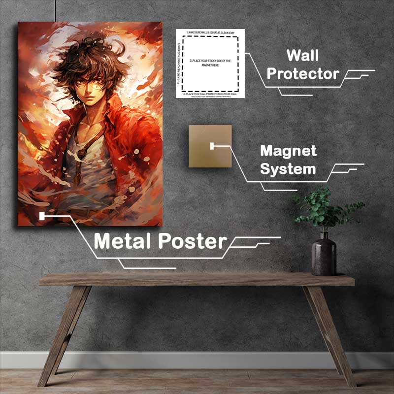 Buy Metal Poster : (Himura Kenshin Rurouni Kenshin style)