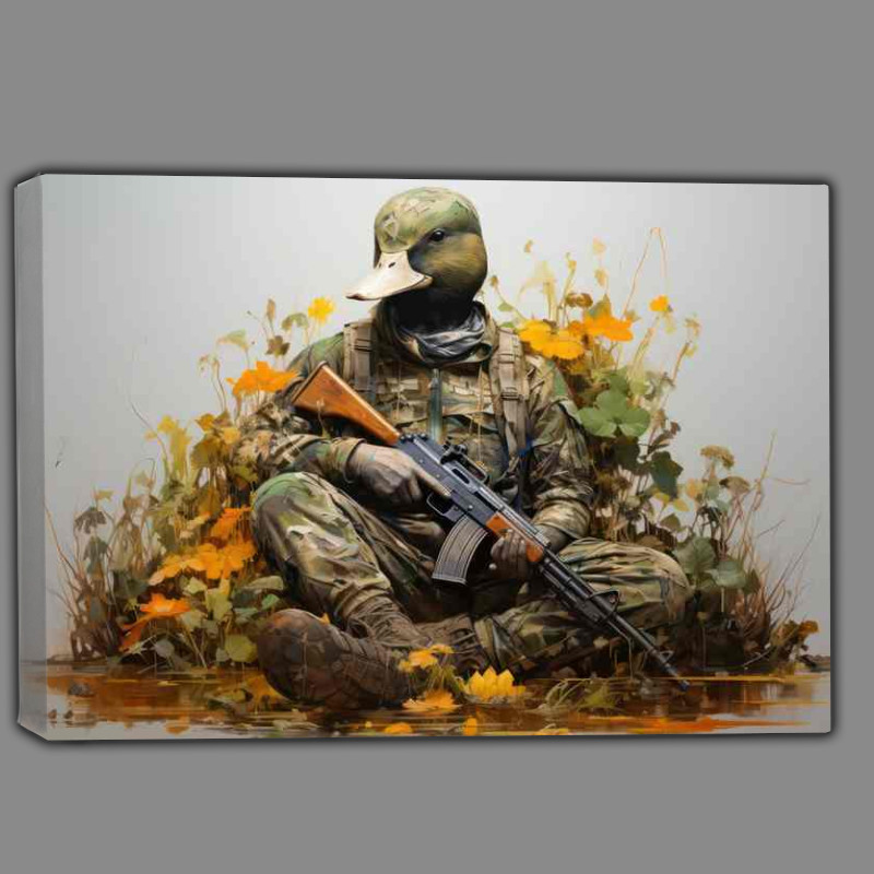 Buy Canvas : (Duch hunting ready for action)
