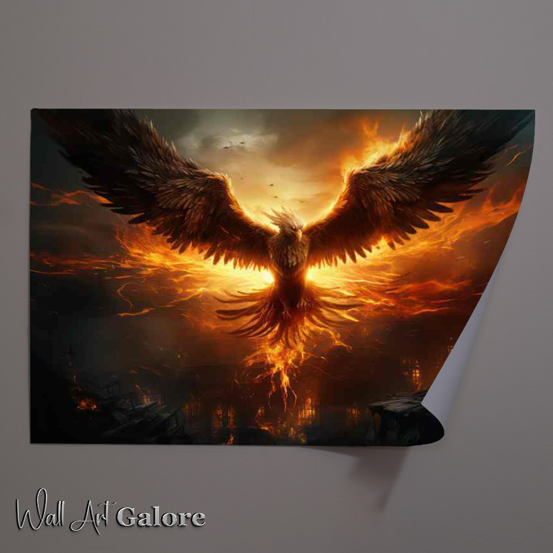 Buy Unframed Poster : (Embracing the Spirit of the Phoenix)